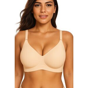 EasyBunny Seamless No-Underwire Wireless Bras 2XL